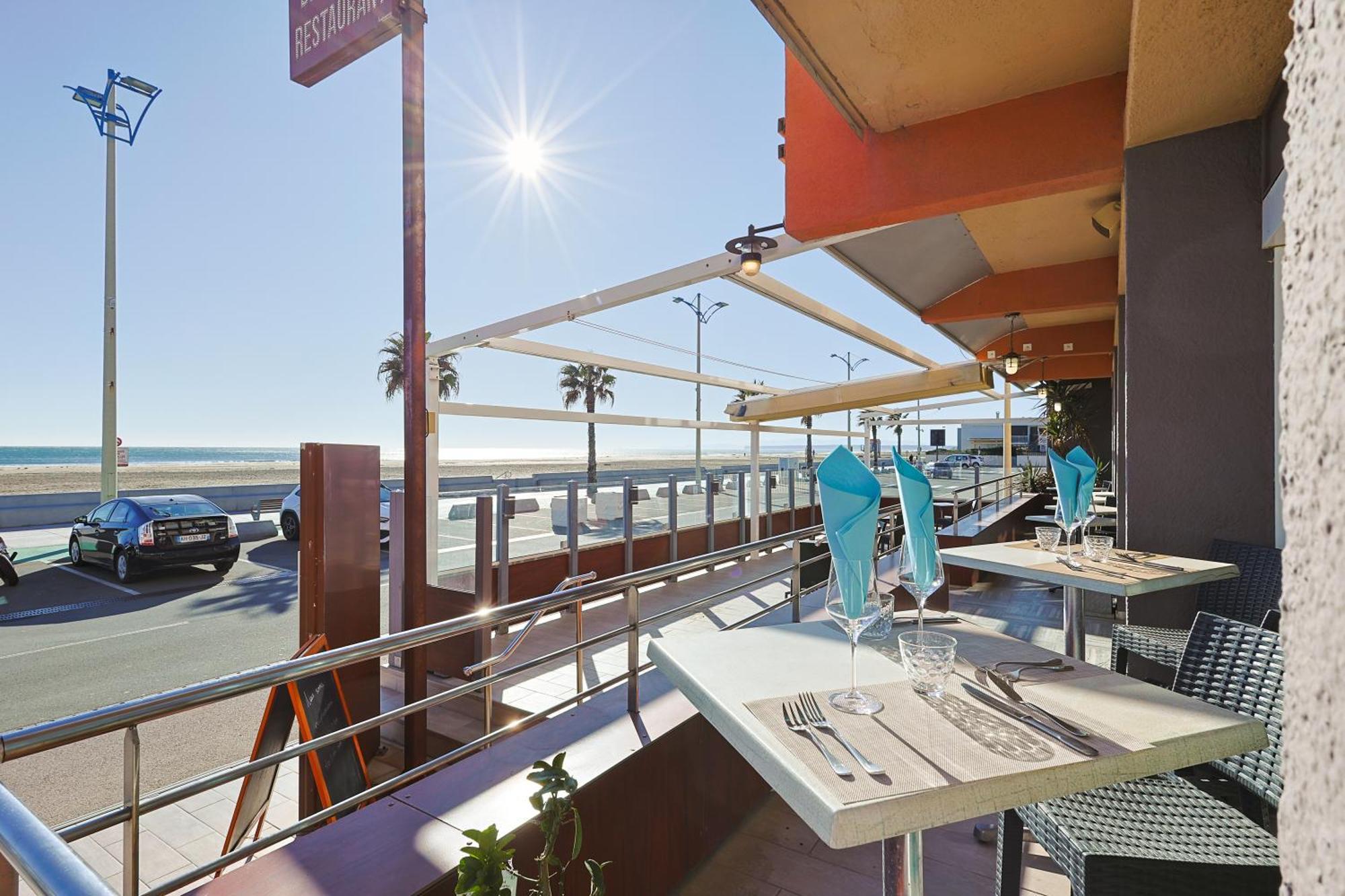 פור-א-נובל Logis Hotel & Restaurant Mediterranee מראה חיצוני תמונה